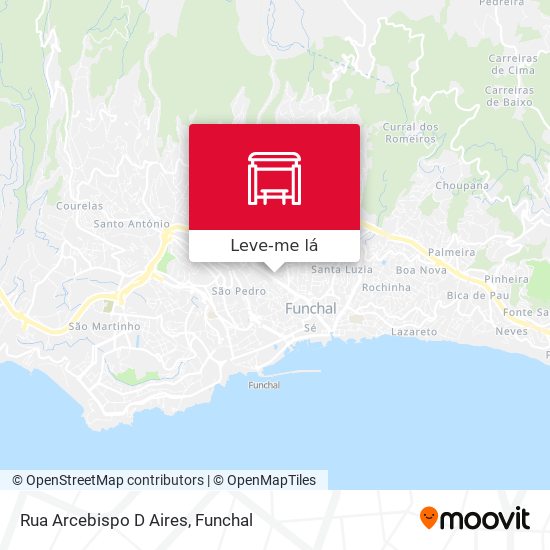 Rua Arcebispo D Aires mapa