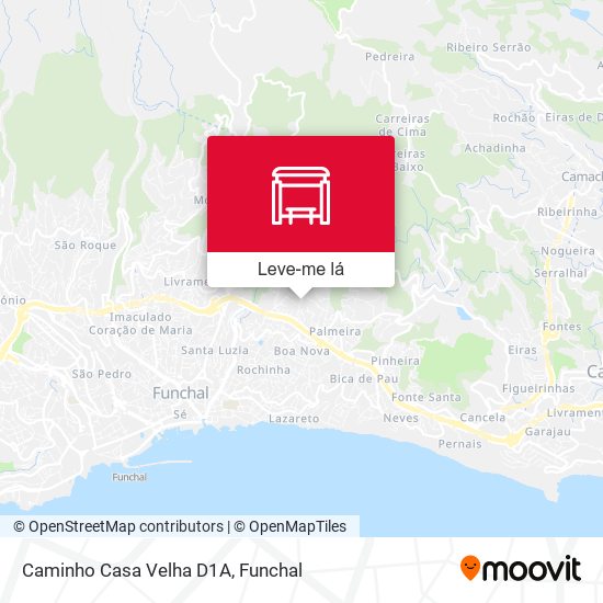 Caminho Casa Velha  D1A mapa