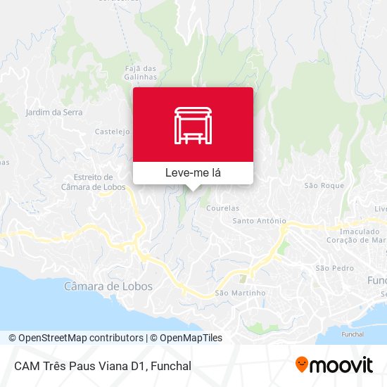 CAM Três Paus  Viana  D1 mapa