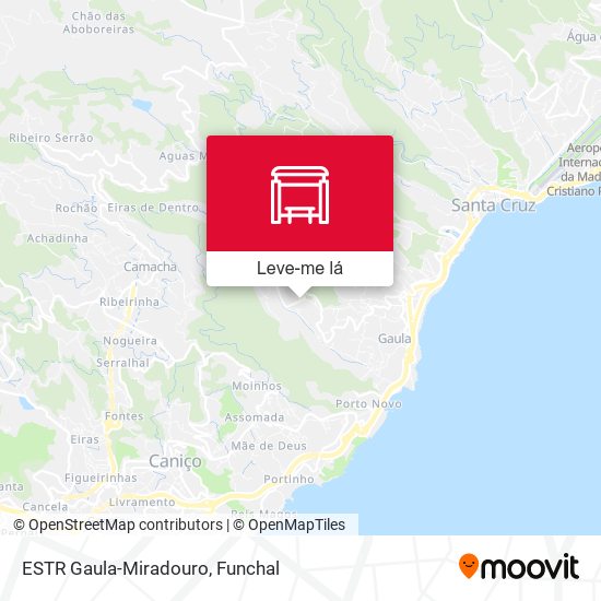 ESTR Gaula-Miradouro mapa