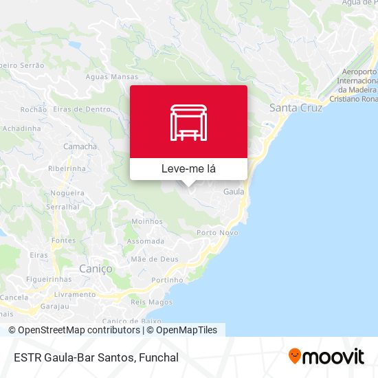 ESTR Gaula-Bar Santos mapa