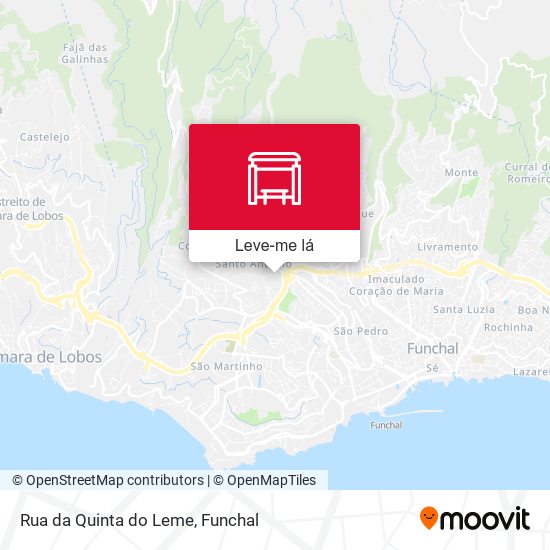 Rua da Quinta do Leme mapa