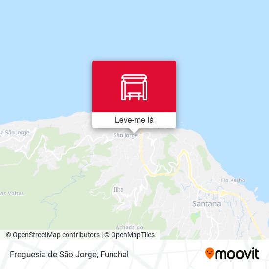 Freguesia de São Jorge mapa