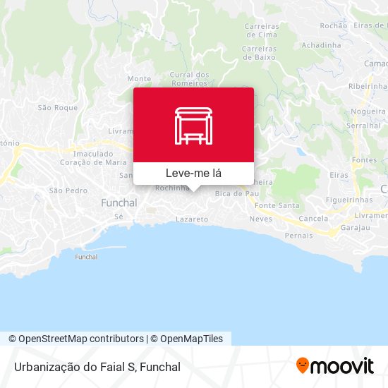 Urbanização do Faial  S mapa