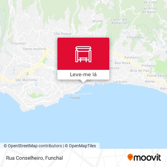 Rua Conselheiro mapa