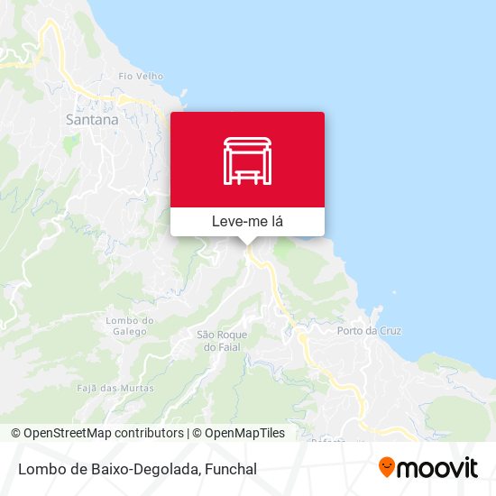 Lombo de Baixo-Degolada mapa