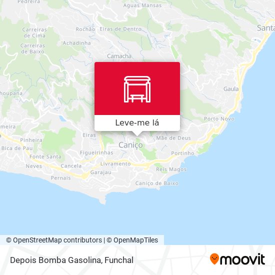 Depois Bomba Gasolina mapa