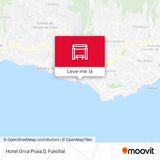 Hotel Orca Praia  D mapa