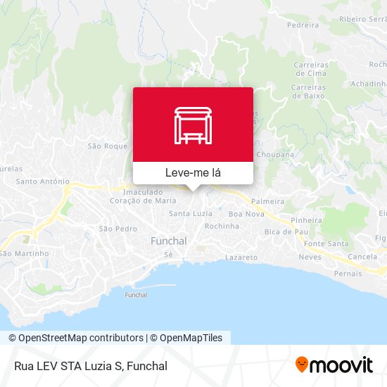 Rua LEV STA Luzia  S mapa