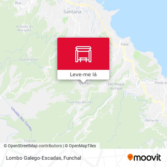 Lombo Galego-Escadas mapa