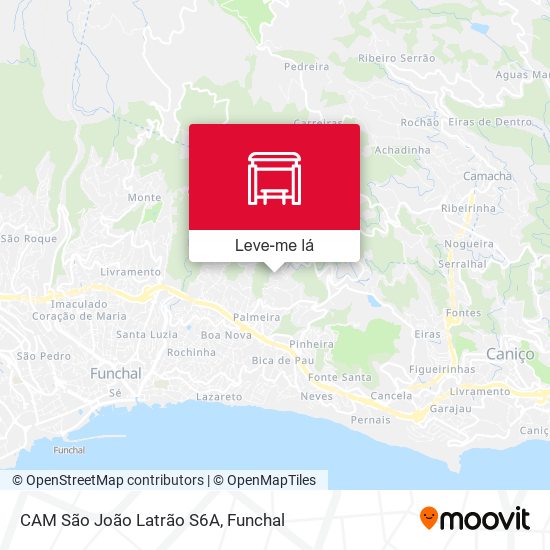 CAM São João Latrão  S6A mapa