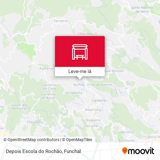 Depois Escola do Rochão mapa