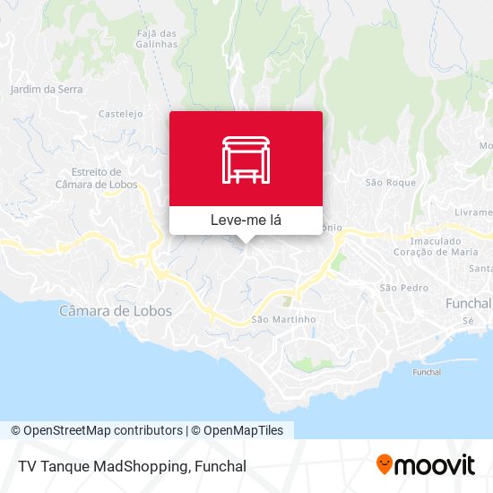 TV Tanque  MadShopping mapa