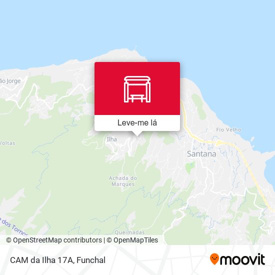 CAM da Ilha  17A mapa