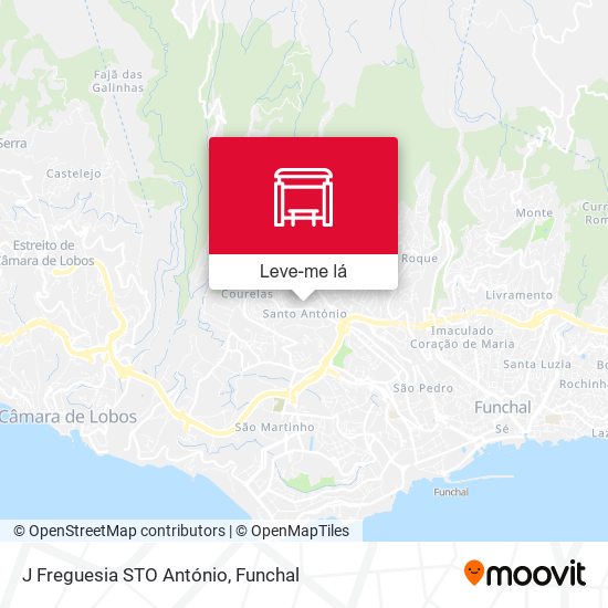 J Freguesia STO António mapa