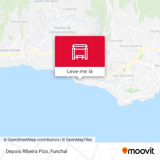 Depois Ribeira  Pizo mapa