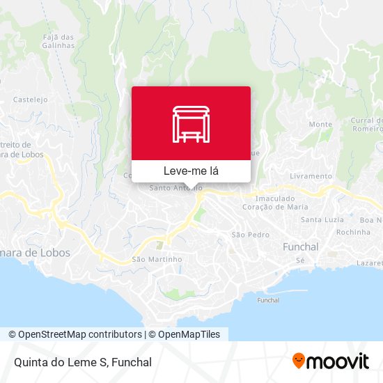 Quinta do Leme  S mapa