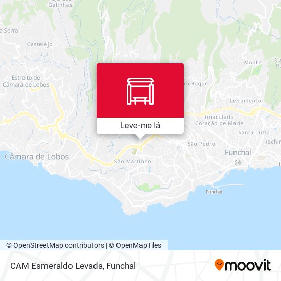 CAM Esmeraldo  Levada mapa