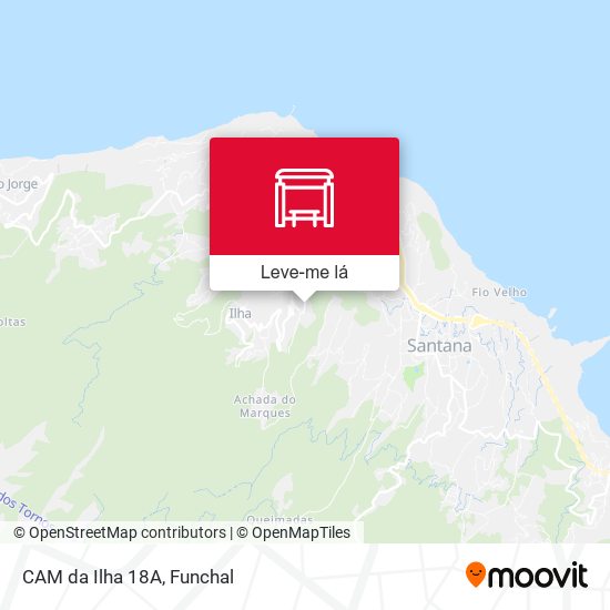 CAM da Ilha  18A mapa