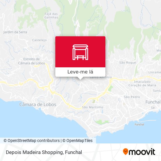 Depois Madeira Shopping mapa