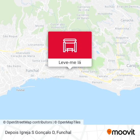 Depois Igreja S Gonçalo D mapa