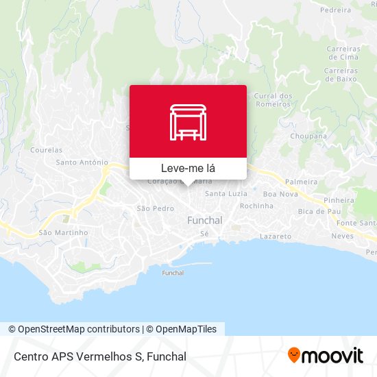 Centro  APS Vermelhos  S mapa