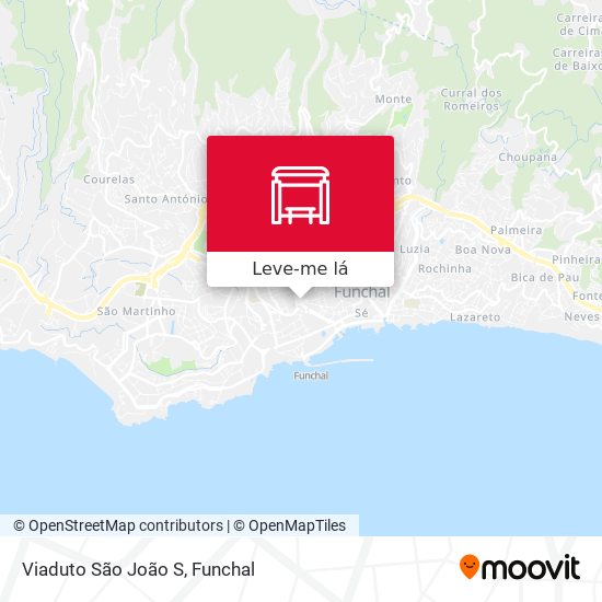 Viaduto São João  S mapa