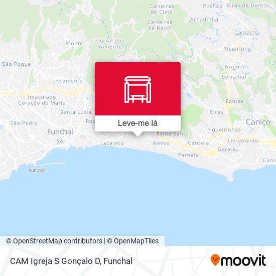 CAM Igreja S Gonçalo  D mapa