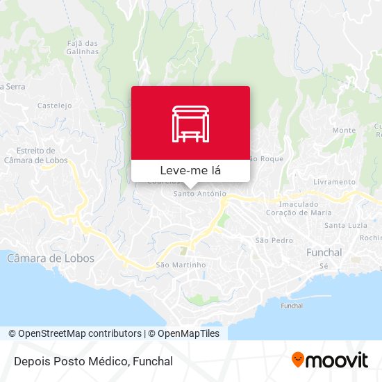 Depois Posto Médico mapa