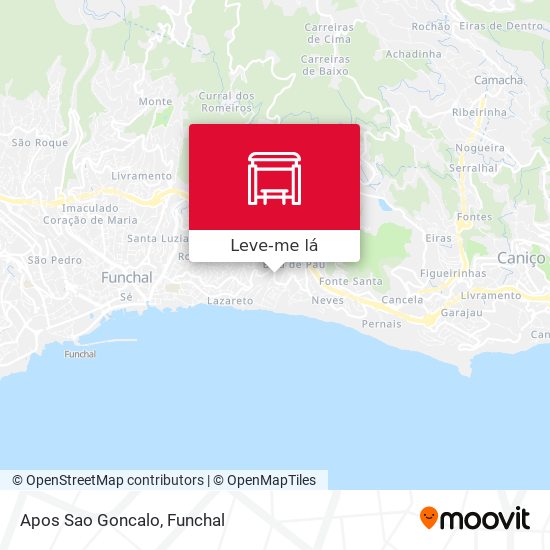 Apos Sao Goncalo mapa