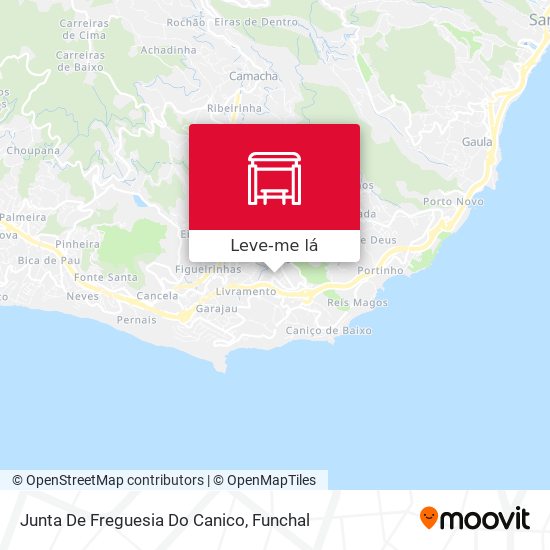 Junta De Freguesia Do Canico mapa