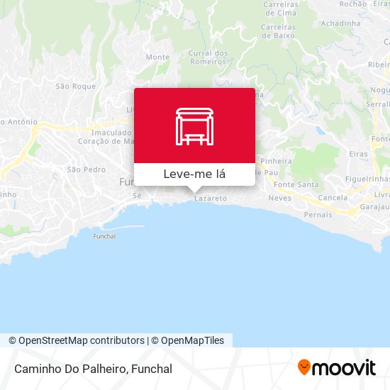 Caminho Do Palheiro mapa