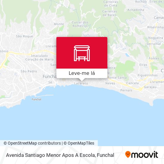 Avenida Santiago Menor Apos A Escola mapa
