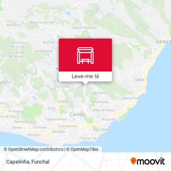 Capelinha mapa