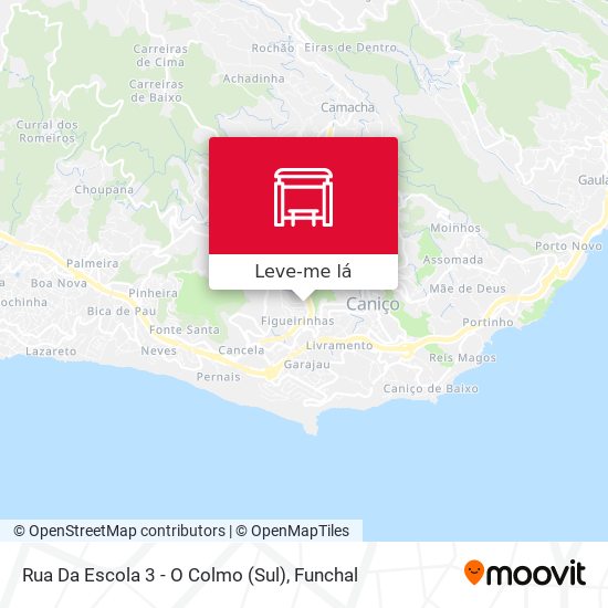 Rua Da Escola 3 -  O Colmo (Sul) mapa