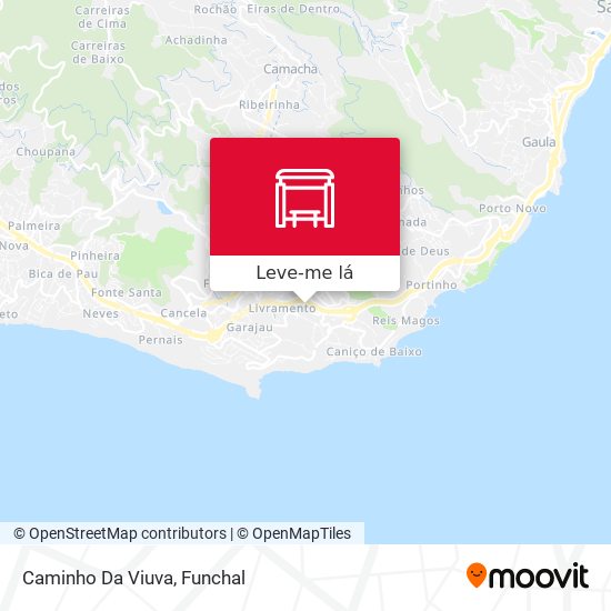 Caminho Da Viuva mapa