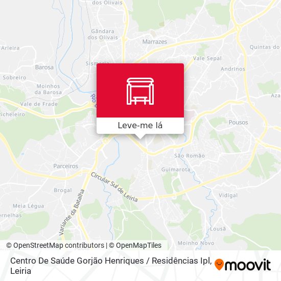 Centro De Saúde Gorjão Henriques / Residências Ipl mapa