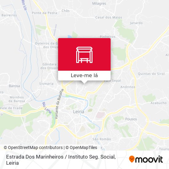 Estrada Dos Marinheiros / Instituto Seg. Social mapa
