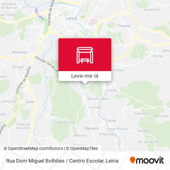 Rua Dom Miguel Bolhões / Centro Escolar mapa