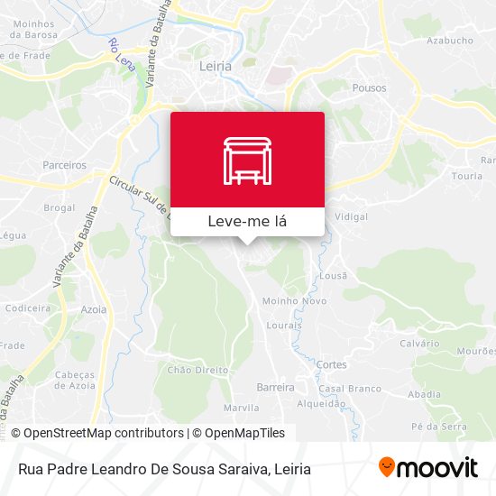 Rua Padre Leandro De Sousa Saraiva mapa