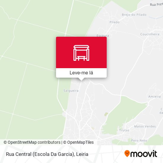 Rua Central (Escola Da Garcia) mapa