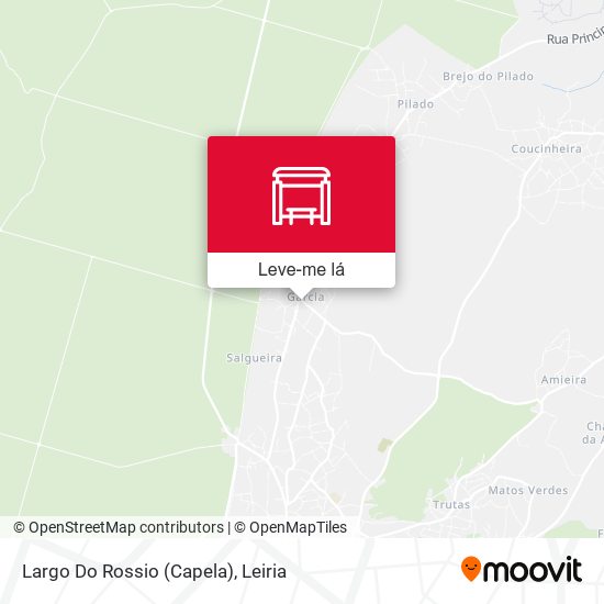 Largo Do Rossio (Capela) mapa