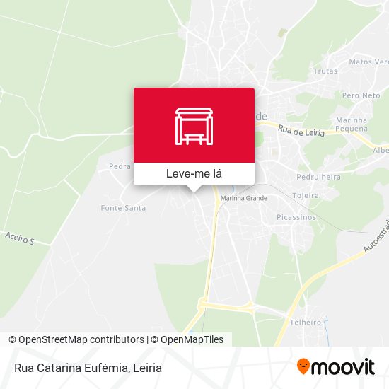 Rua Catarina Eufémia mapa