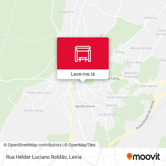Rua Hélder Luciano Roldão mapa