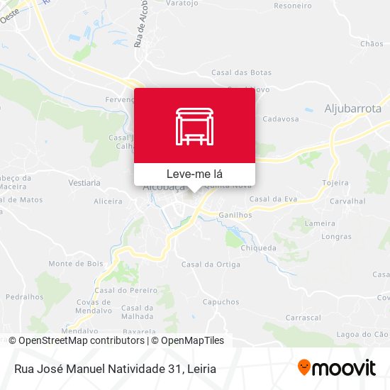 Rua José Manuel Natividade 31 mapa
