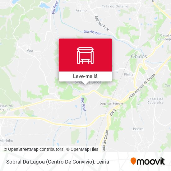 Sobral Da Lagoa (Centro De Convívio) mapa