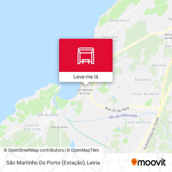 São Martinho Do Porto (Estação) mapa