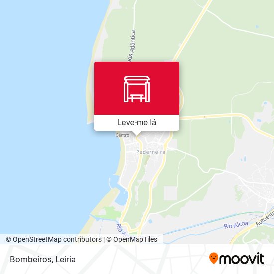 Bombeiros mapa