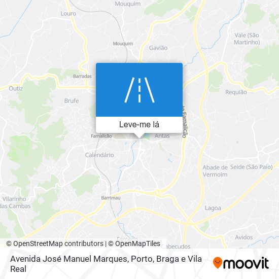 Avenida José Manuel Marques mapa
