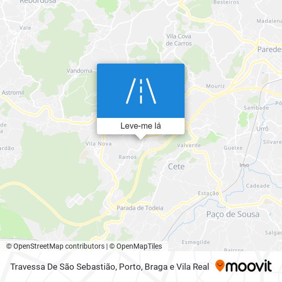 Travessa De São Sebastião mapa